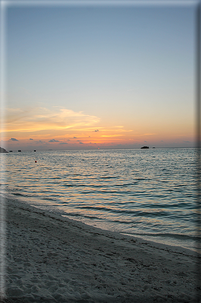 foto Alba e tramonto alle isole Maldive